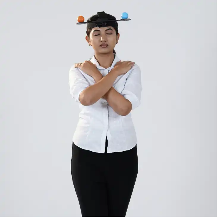 Walking on Floor with Eyes Closed